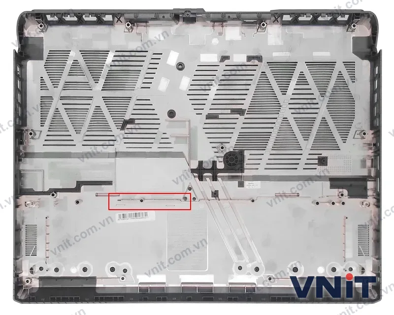 Vỏ laptop MSI Raider Vector GP68 GP68HX 13VH MS-15M1 MS-15M2 lock hole screw feepad no DP hole - Mặt D (đáy máy) - ảnh 2