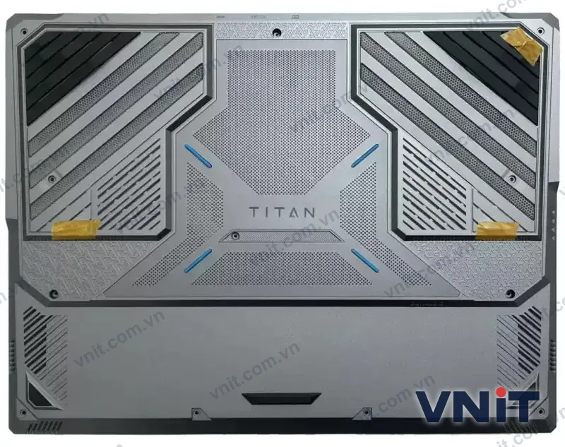 Vỏ laptop MSI Titan 18HX 18Ultra MS-1822 pad - Mặt D (đáy máy) (Màu xanh)