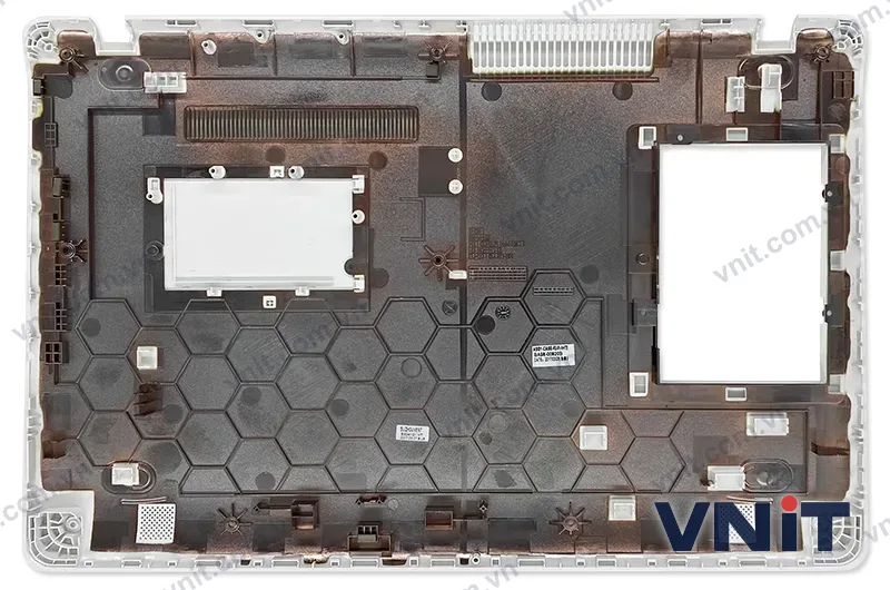 Vỏ laptop Samsung NP300E5K NP300E5M NP300E5L - Mặt D (đáy máy) (Màu trắng) - ảnh 2